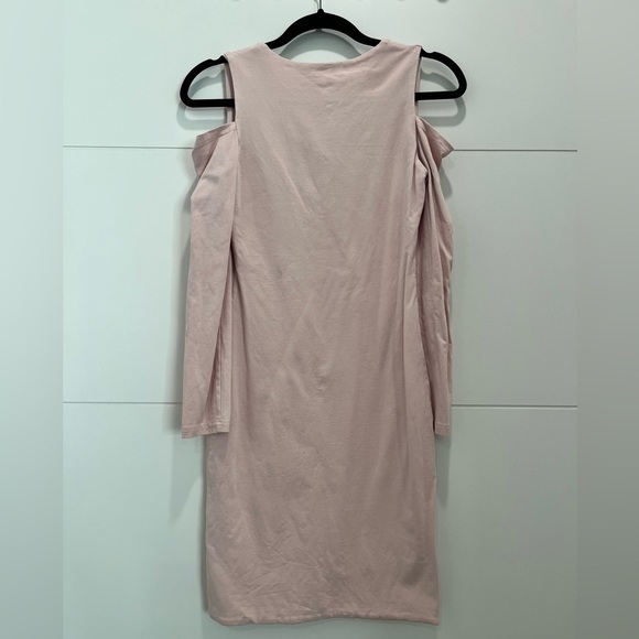 LF ALOT Pink “Cold Shoulder Dress Size US 6 - Picture 2 of 4